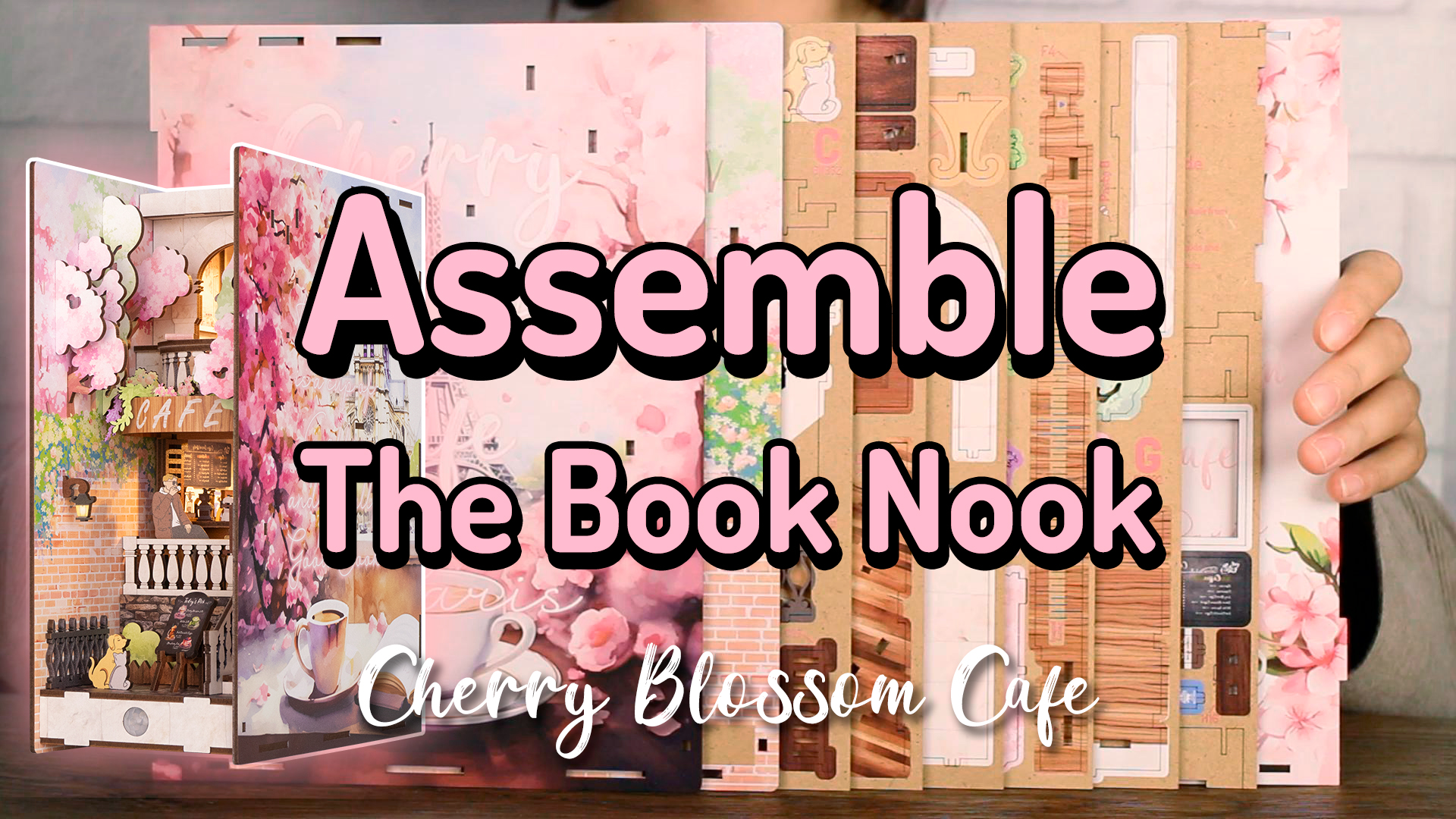 Amazon.com: Dolphin Island Cherry Blossom Cafe DIY Book Nook kit